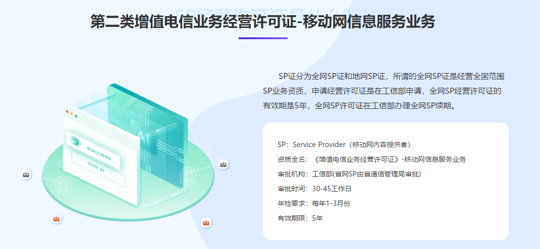 SP许可证办理指南